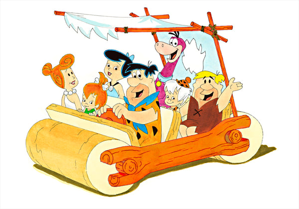 Flintstones Sunday Drive Ron Campbell Rock Art Show