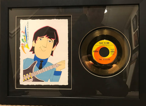 TV John Lennon with Gold Record - Ron Campbell