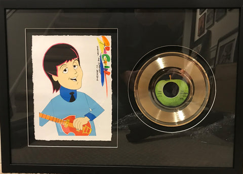 TV Paul McCartney with Gold Record - Ron Campbell