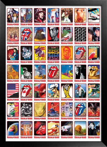 Rolling Stones Trading Cards Proof Half Sheet
