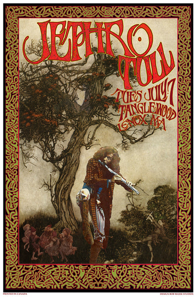 Jethro Tull in Lenox, Massachusetts - Bob Masse – Rock Art Show