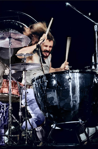 John "Bonzo" Bonham, Los Angeles 1973 colorized - James Fortune