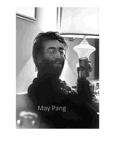 Drinking My Dr. Pepper, NYC 1970 - May Pang