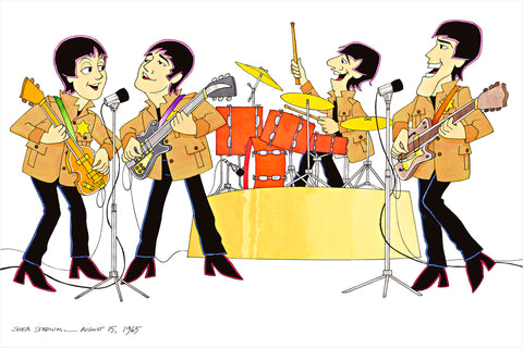 TV Beatles at Shea Stadium, August 15, 1965 - Ron Campbell