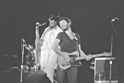Bruce Springsteen & Clarence Clemons at the Tower Theater in Philadelphia - Phil Ceccola