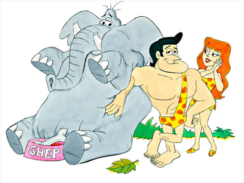 George of the Jungle - Ron Campbell (original painting)