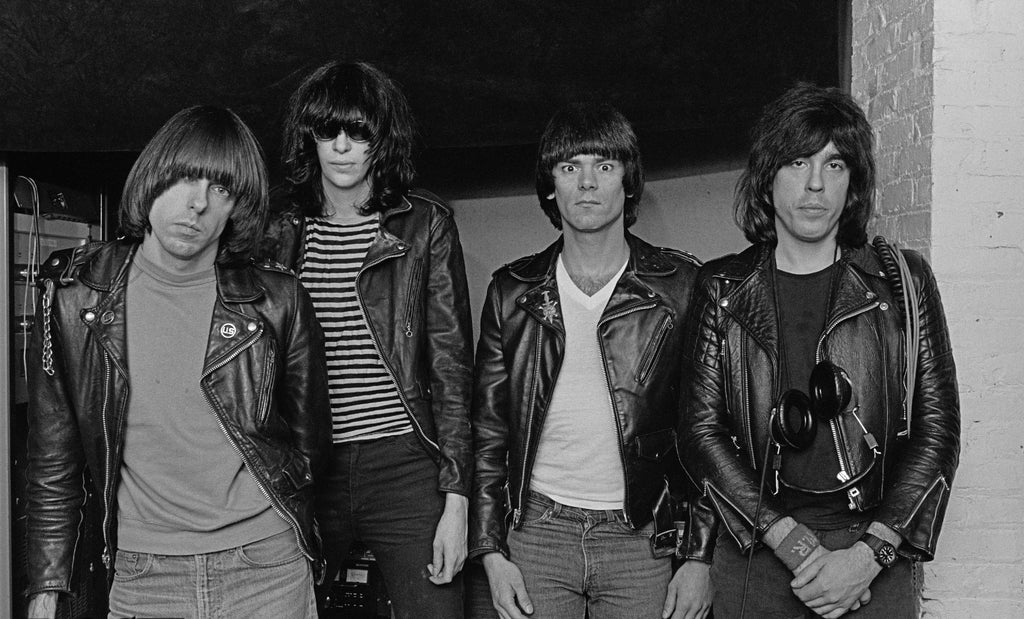 The Ramones Posing 1981 - Mark Weiss