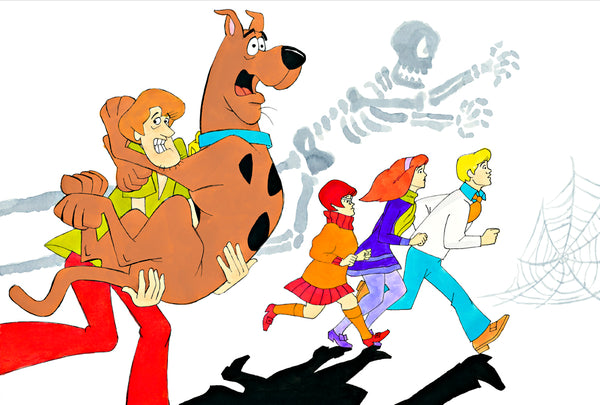 Spooked Out Scooby Doo - Ron Campbell – Rock Art Show