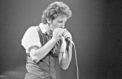 Bruce Springsteen on Harmonica at the Spectrum - Phil Ceccola