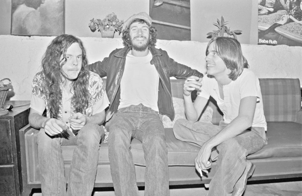 Springsteen Main Point Bruce Springsteen with Jackson Browne & David Lindley at the Main Poin ...