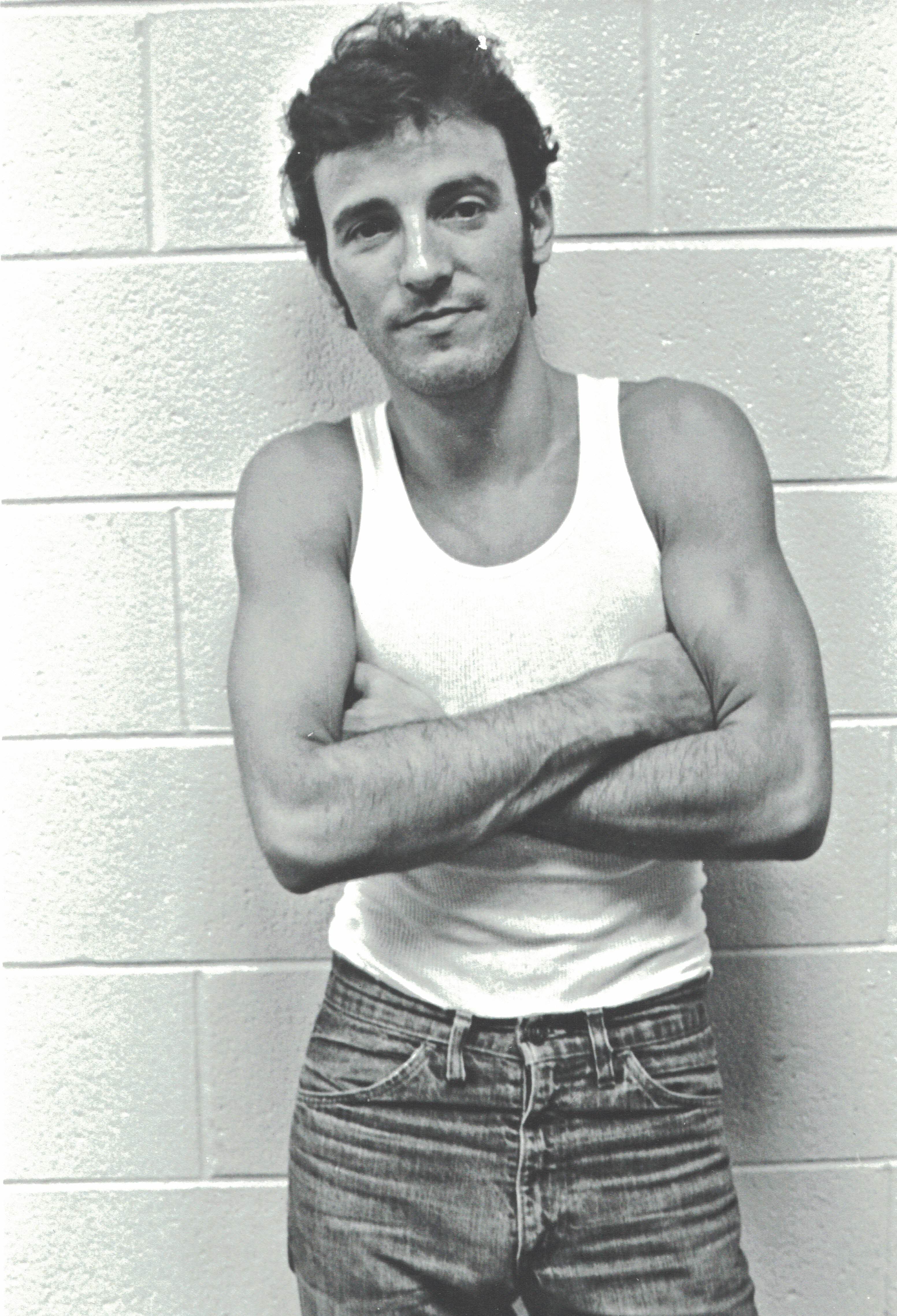 Bruce Springsteen Backstage at the Spectrum - Phil Ceccoa – Rock Art Show
