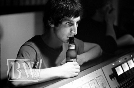 Pete Townshend at the Mixing Board - Baron Wolman