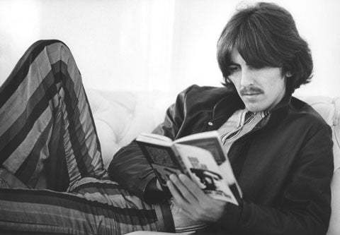 George Harrison 1968 at Apple Corps - Baron Wolman