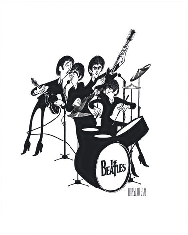 The Beatles - Al Hirschfeld