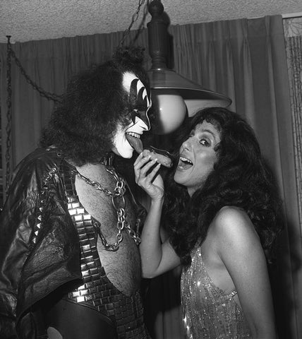 Gene Simmons & Cher with an Eclair - James Fortune