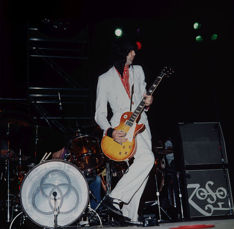 Jimmy Page in White Suit - James Fortune