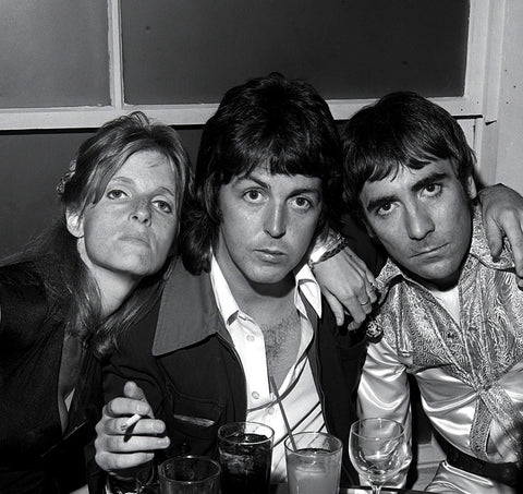 Paul & Linda McCartney with Keith Moon - James Fortune