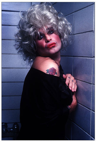 Ozzy in Drag 1984 - Mark Weiss