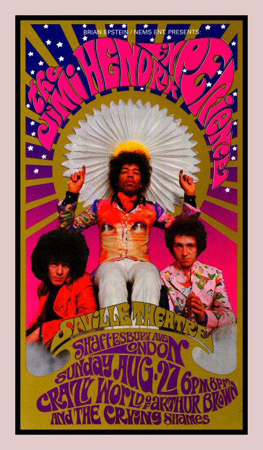 Jimi Hendrix 1967 Cancelled Show - Karl Ferris