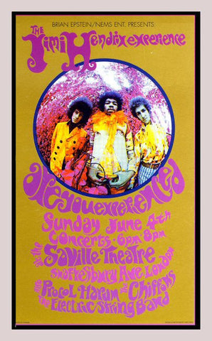 Jimi Hendrix Lost Poster - Karl Ferris